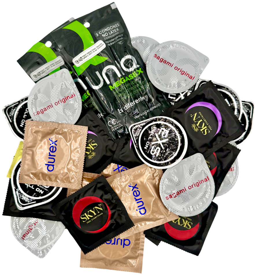 Súprava bezlatexových kondómov – Latexfree pack (36 ks)