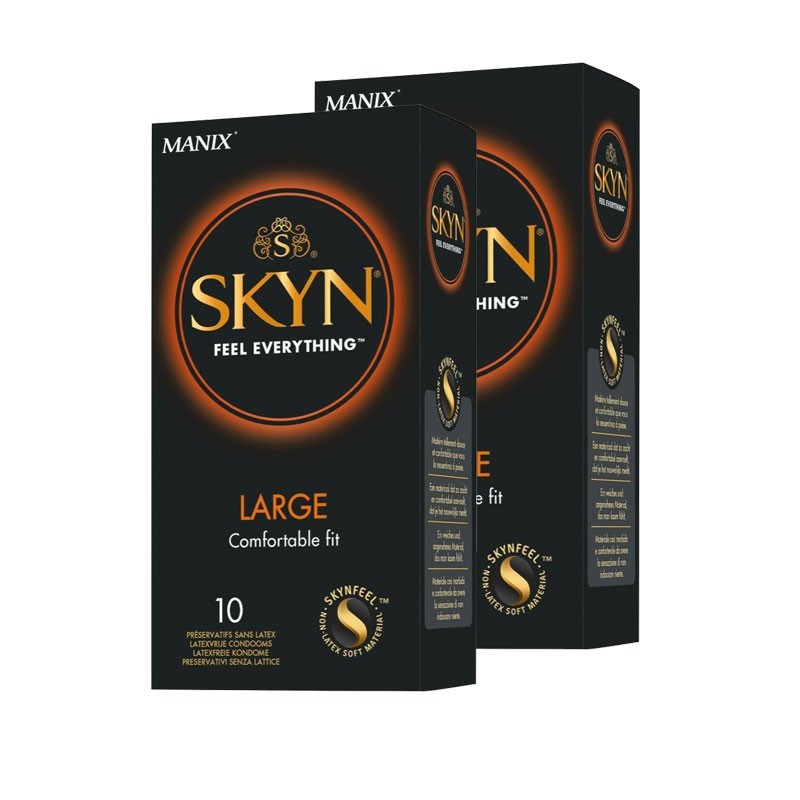 SKYN Large – XL bezlatexové kondómy (3 ks)