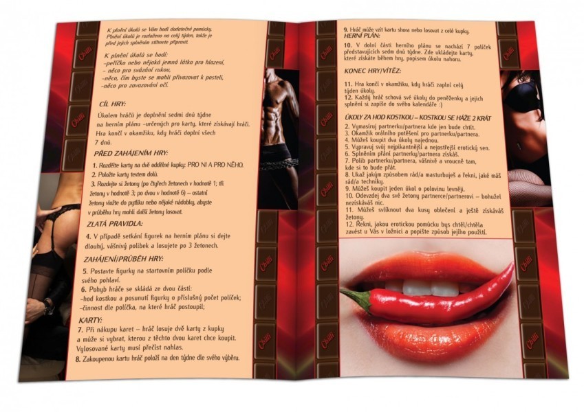 Chilli Pikantné zotročenie - erotická stolová hra