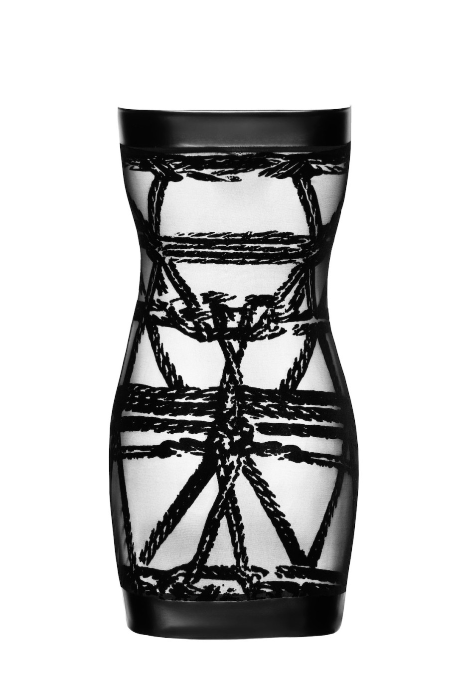 NOIR 359 Bondesque Off-shoulder mini dress