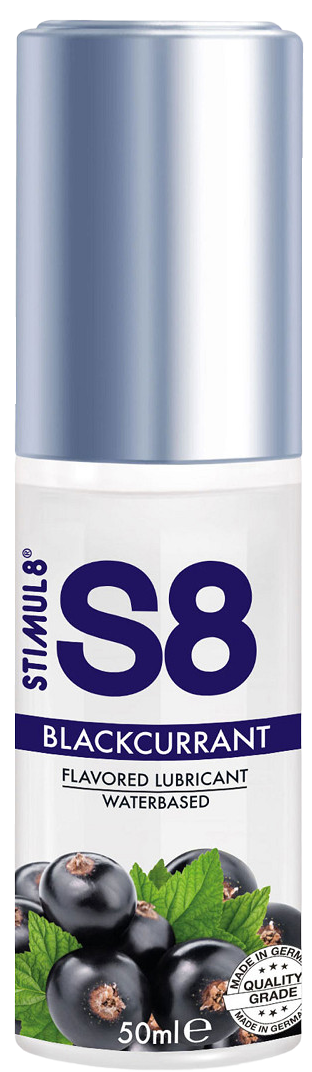 S8 Waterbased Flavored Lube 50ml Blackcurrant