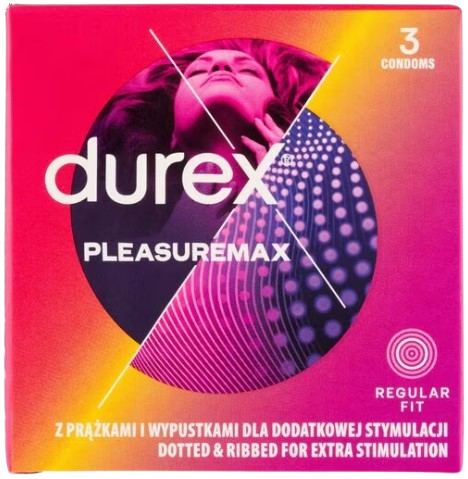 Durex Pleasuremax – vrúbkované kondómy