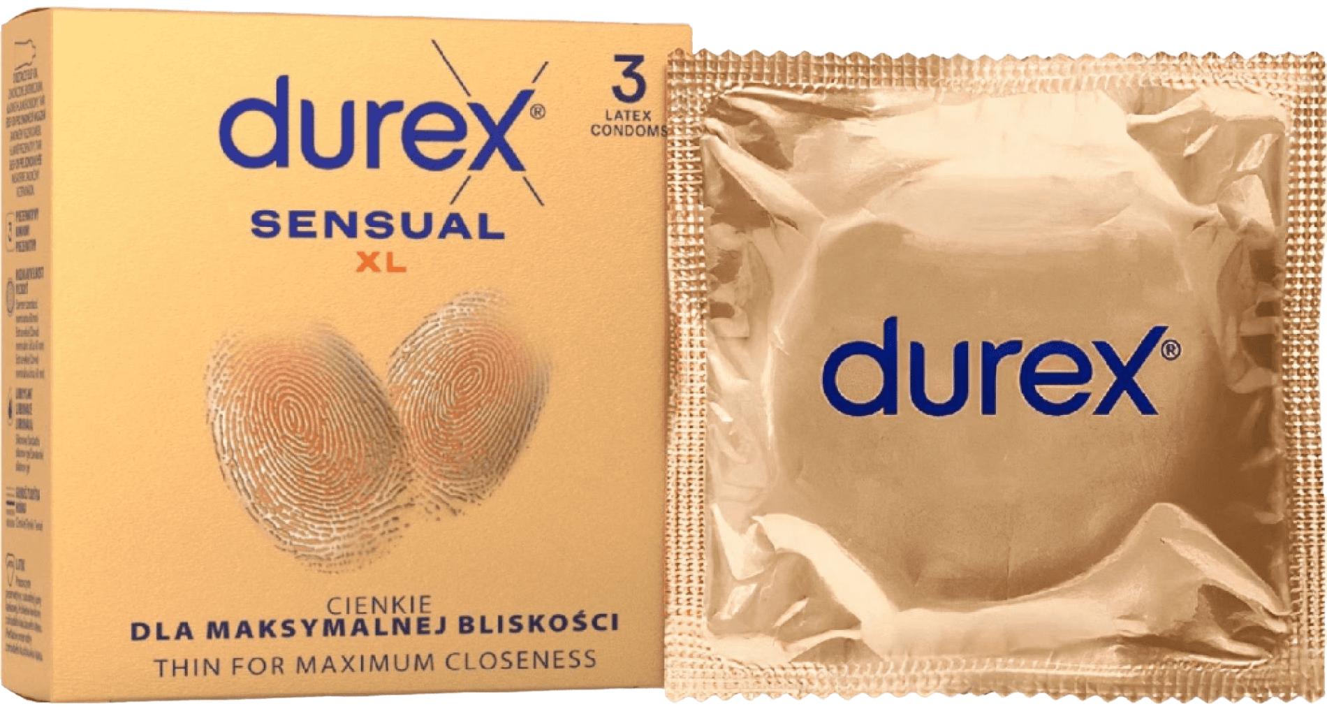 Durex Sensual – XL kondómy