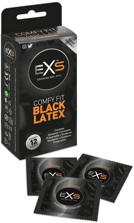 EXS Blatex – čierne kondómy
