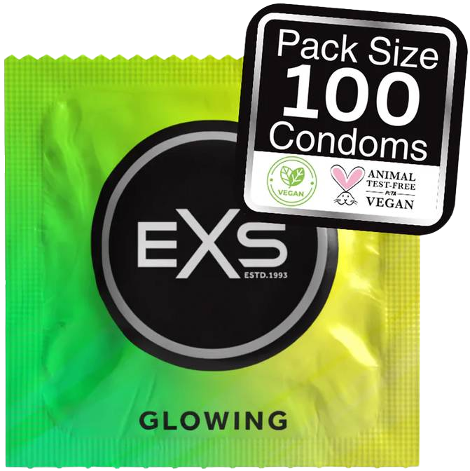EXS Glow in the Dark - svietiace kondómy