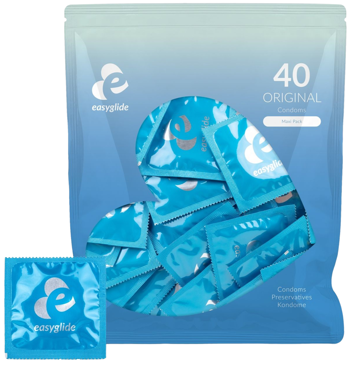 EasyGlide - Original Condoms - 40 pieces
