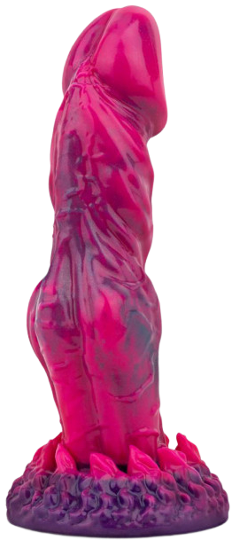 Mythical Mates - Another World Dildo Pink & Purple - 22.4 cm