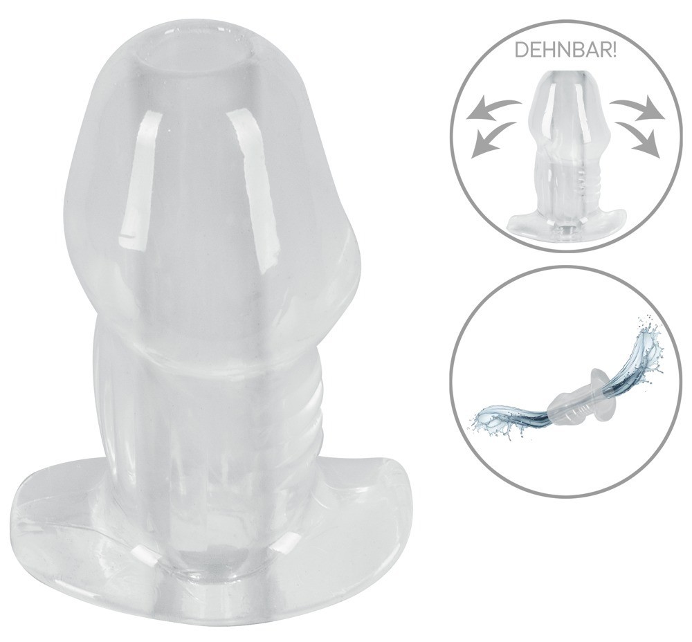 ANOS Butt Plug w Tunnel Transp