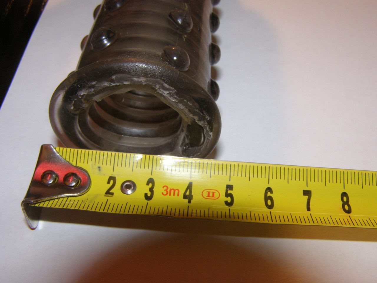 Predlžovací návlek na penis Adon, rozmery