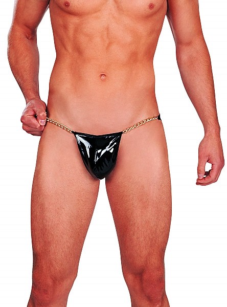 Bielizeň muži tangá čiernej retiazka SL