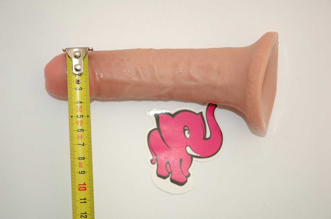 Pripínací penis King Cock S, meranie
