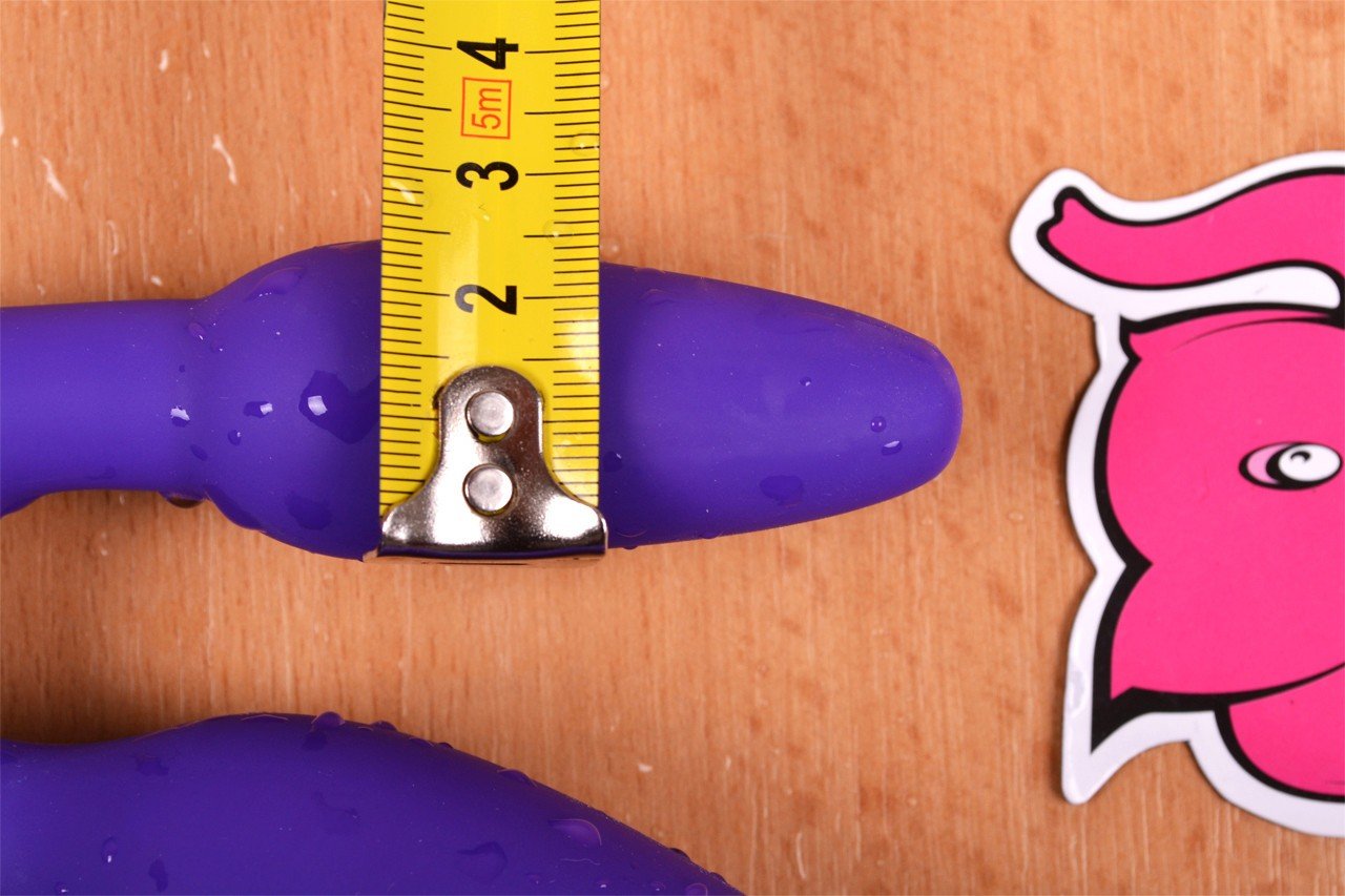 Partnerské dildo Strapless Triple Game (20 cm), rozmery