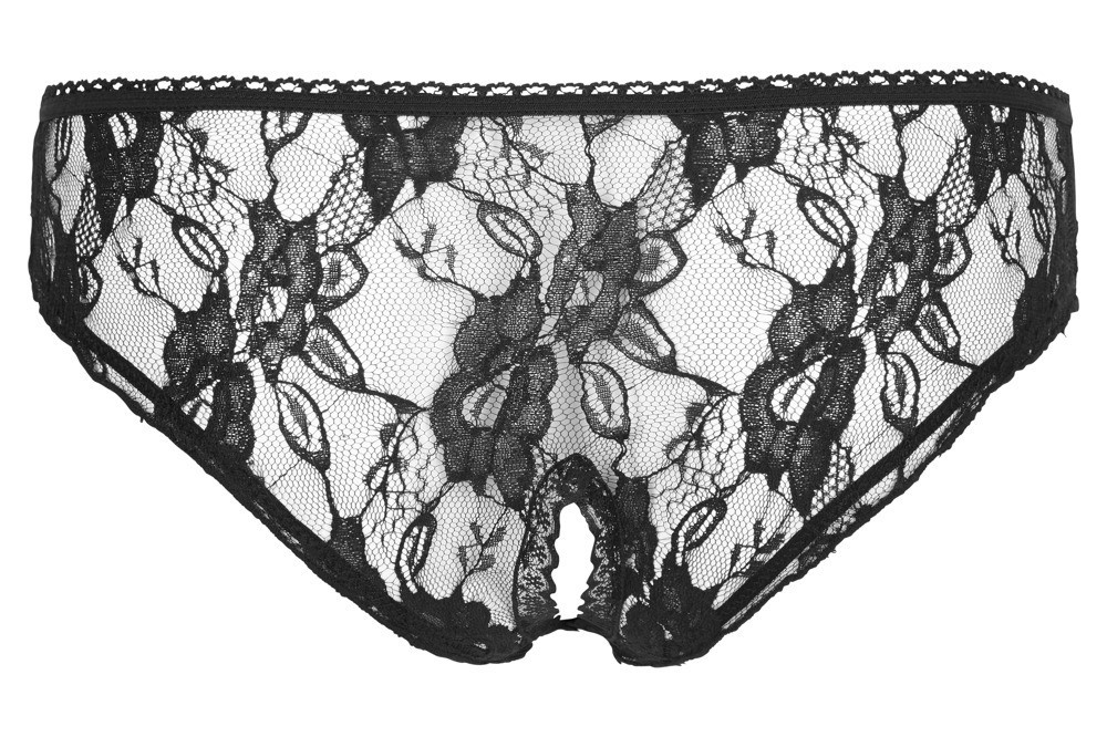 Čierne nohavičky Lace Dream, zozadu