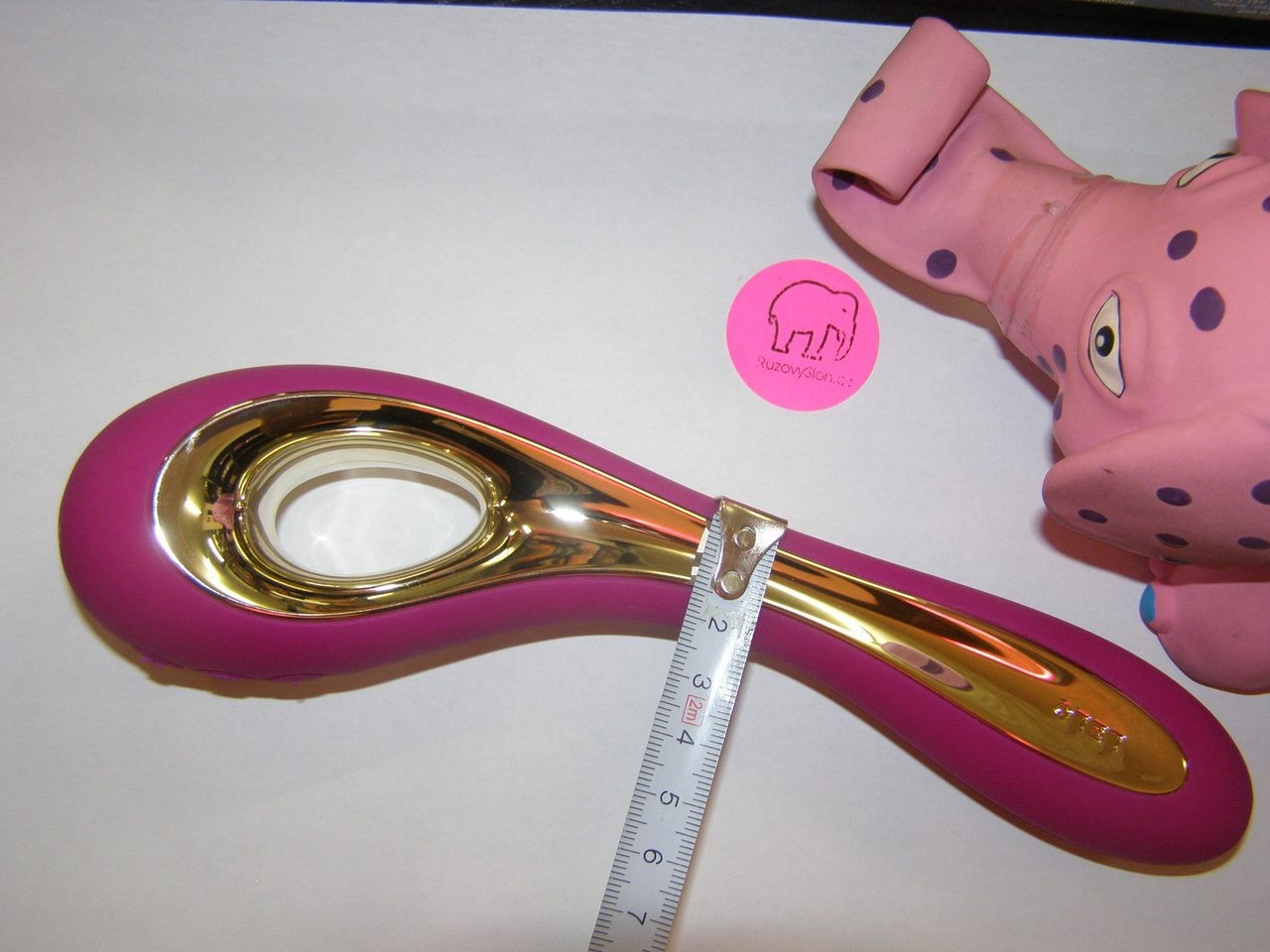 LELO Isla vibrátor, fialový, rozmery