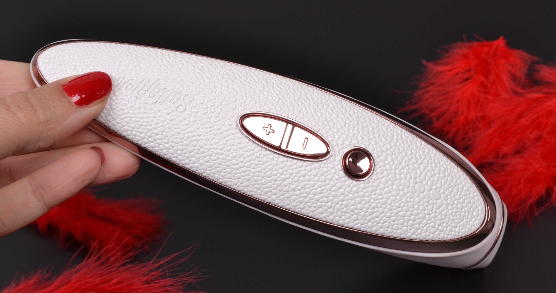 Satisfyer Luxury tlakový vibrátor, ružový