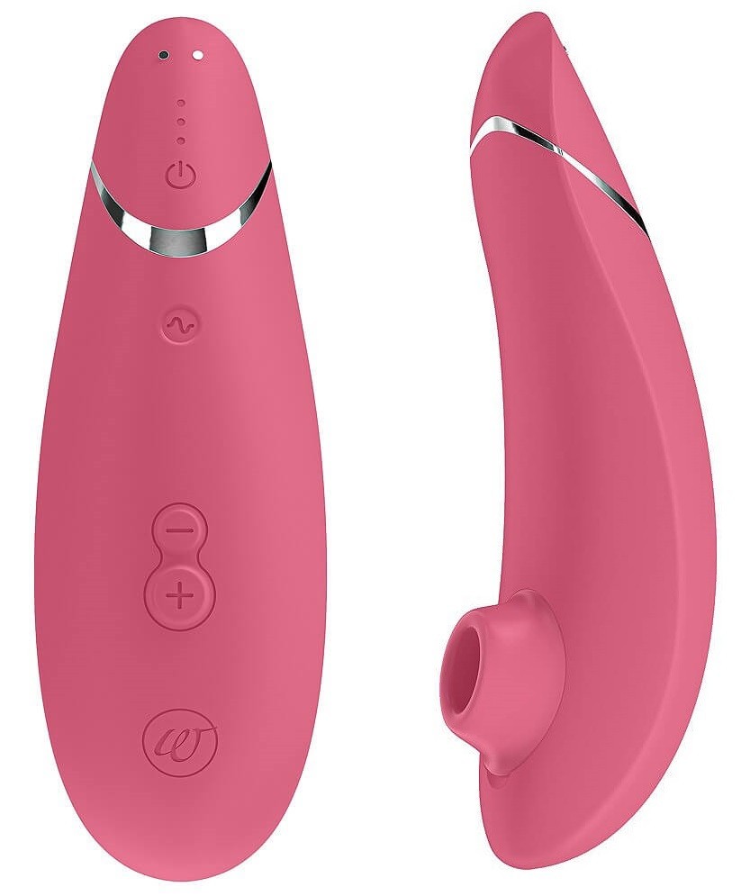 Womanizer Premium tlakový vibrátor, ružový