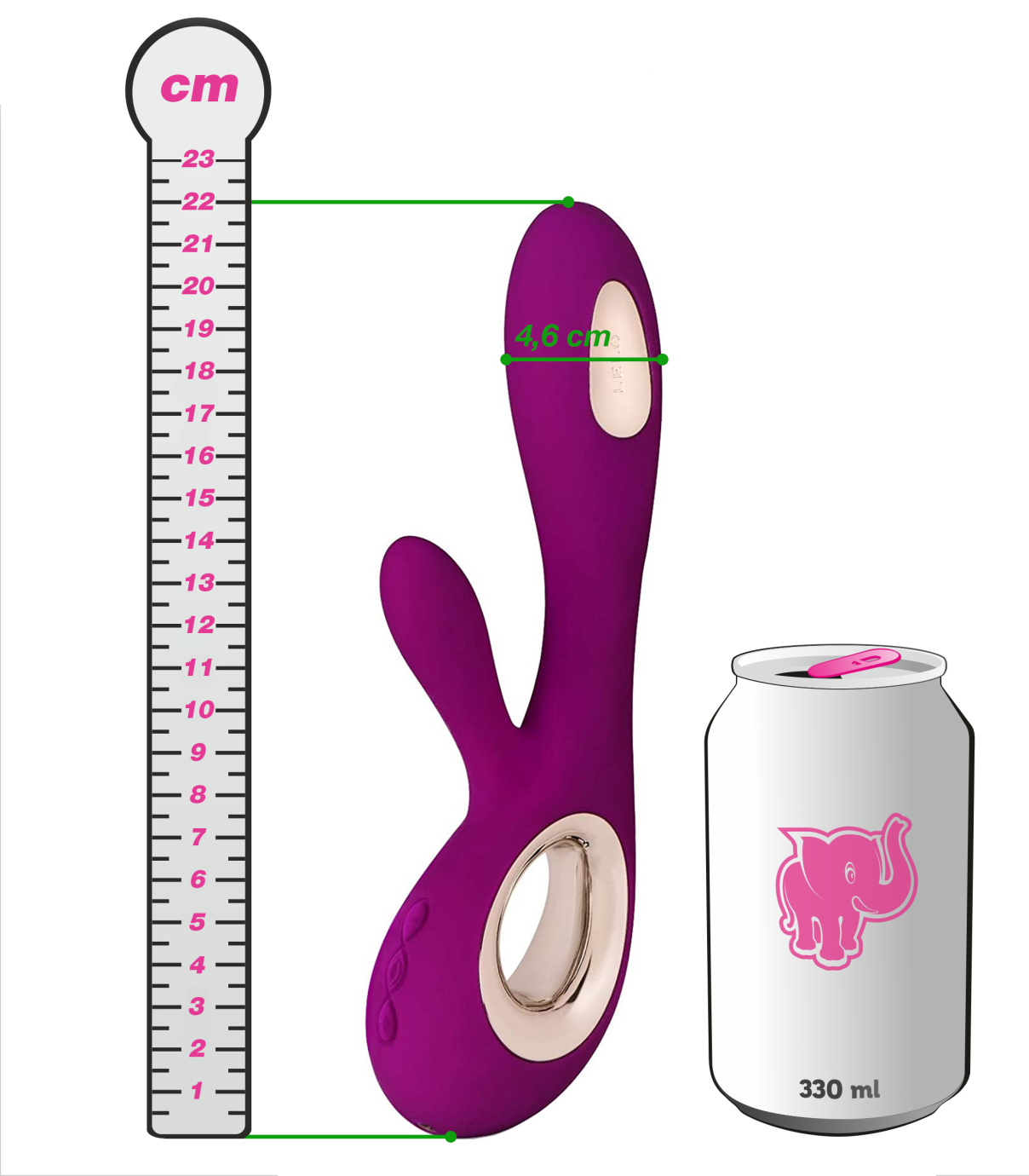 LELO Soraya Wave vibrátor s výběžkom, s plechovkou