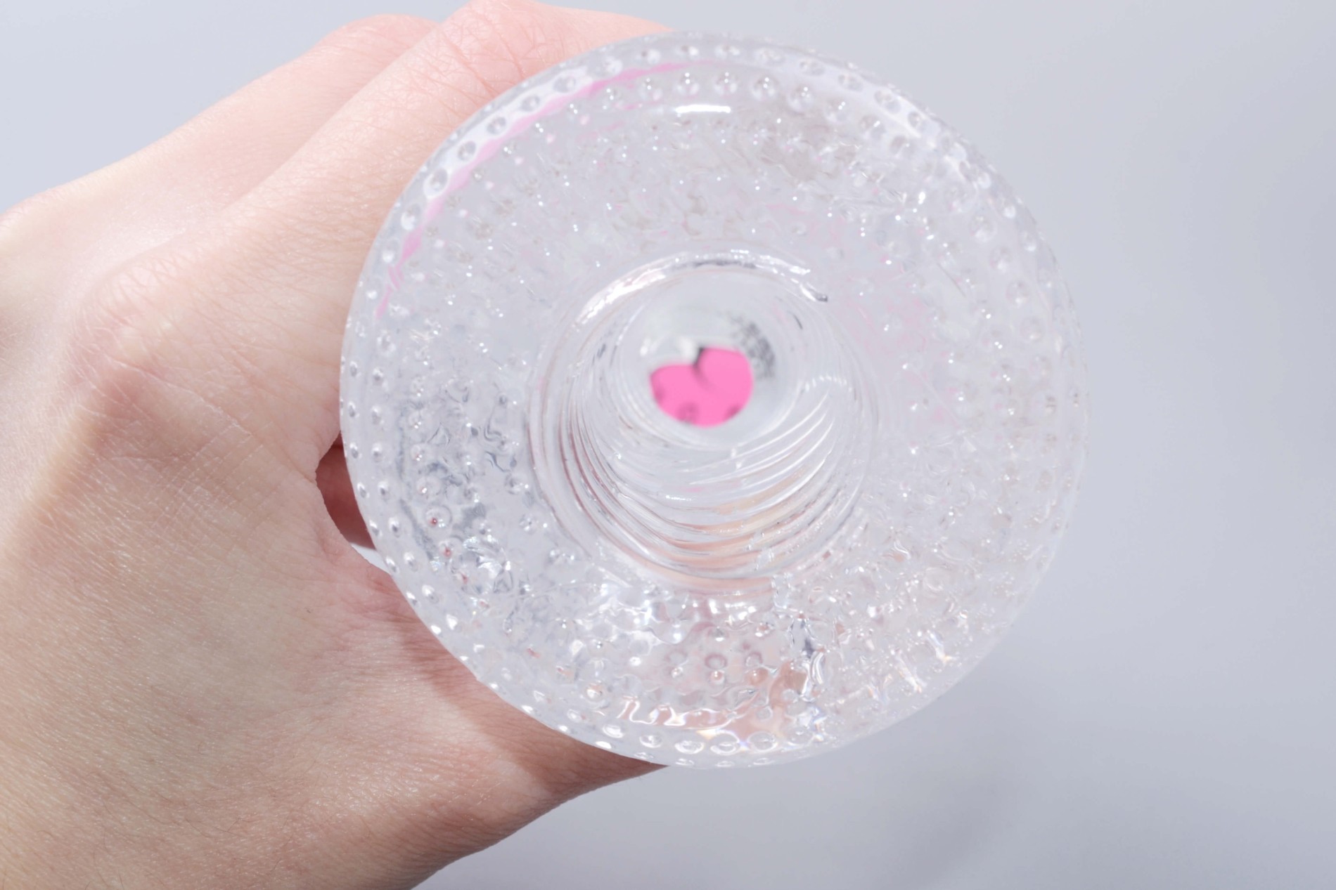 Masturbátor Clear Jack, v ruke