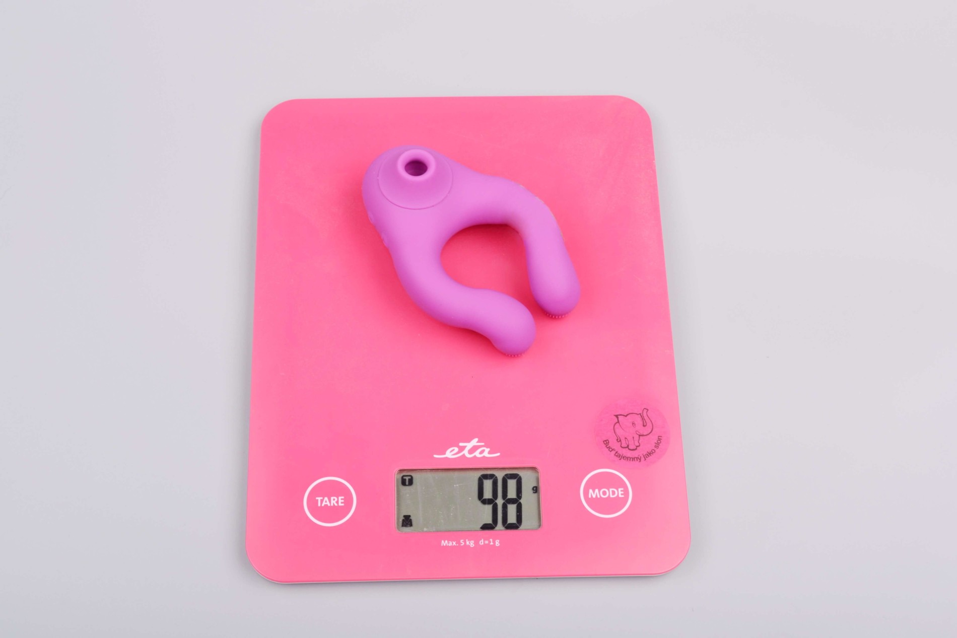 Adore U Nite tlakový partnerský vibrátor + darček Toybag