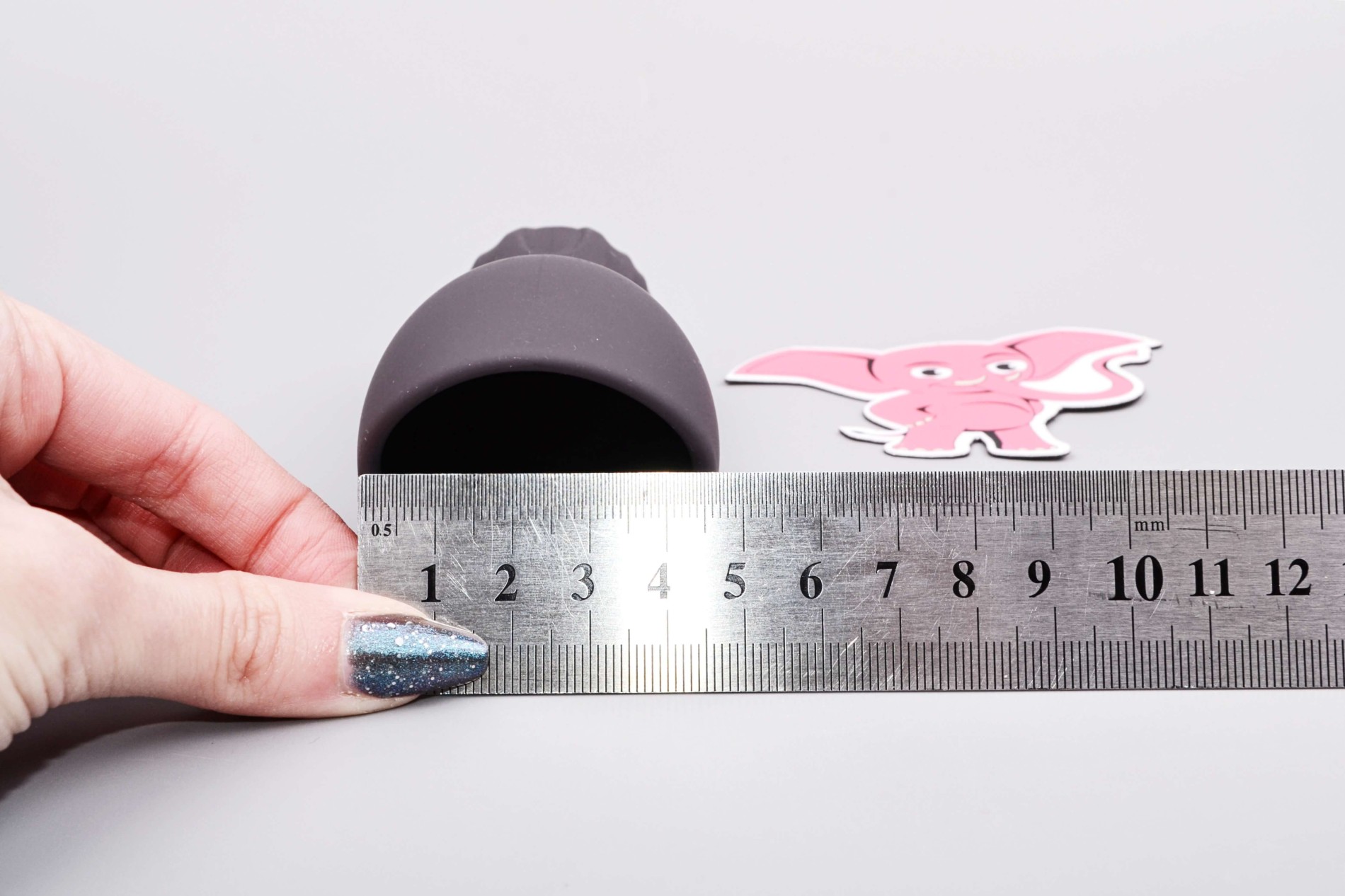 Vibračný masturbátor Squeeze-peasy (14 cm), rozmery