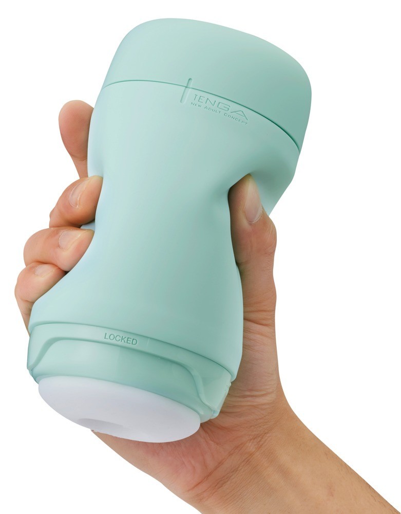 Tenga Puffy Green masturbátor (16,5 cm)