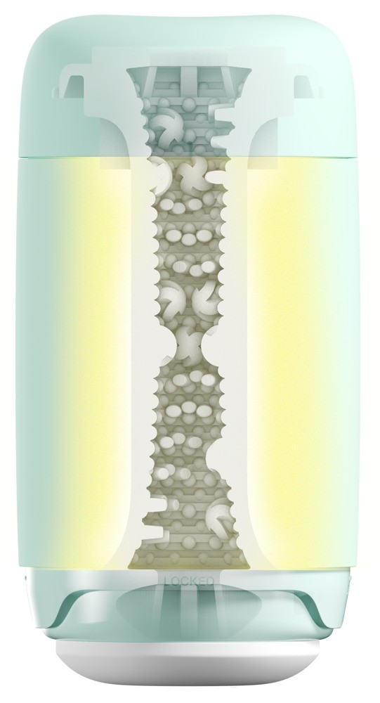 Tenga Puffy Green masturbátor (16,5 cm)