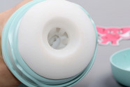 Tenga Puffy Green masturbátor (16,5 cm), bez viečka