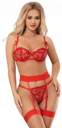 Podväzkový komplet Red Desire