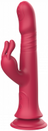 Rotačný vibrátor na klitoris s prísavkou Aphrodite Bunny Twister (24 cm)