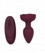 Svietiaci análny kolík s dotykovým tlačidlom Rose Flash (9,5 cm)