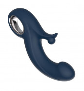 Vibrátor s výbežkom na klitoris Blissful G-Spot Thrill (20 cm)