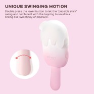 BITE ME Sucking Tapping & Vibrating Cream Pop Stimulator