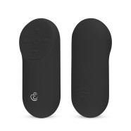 EASYTOYS - Vibračné vajíčko s diaľkovým ovládačom - Čierne