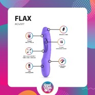 GOOD VIBES ONLY - Flax Vibrační dildo s G-bod stimulátorom