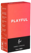 Feel «Playful» condoms with intense ribs - stimulating for HIM
