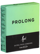 Feel «Prolong» condoms for more endurance without chemicals 3 pcs
