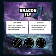 MYTHICAL MATES - Dragonfly Dildo Fialovo-zelený