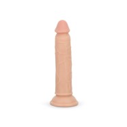 Dildo bez gúľ 22,5 cm - béžové