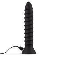 EASYTOYS ANAL COLLECTION vibračný análny kolík so závitovým tvarom – veľký