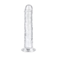 EASYTOYS DILDO KOLEKCIA Želé dildo bez semenníkov - 16 cm