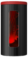 LELO F1S V2 interaktívny masturbátor, čierna / červená