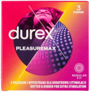 Durex Pleasuremax – vrúbkované kondómy