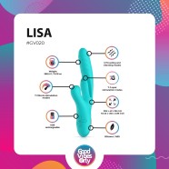 Good Vibes Only - Lisa Thrusting Rabbit Vibrator with G-Spot Stimulator