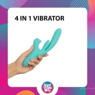 Good Vibes Only - Lisa Thrusting Rabbit Vibrator with G-Spot Stimulator