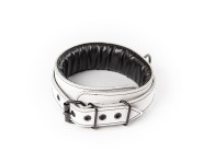 Kožený obojok z bielej kože Sexy Elephant – Aria Collar