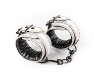 Kožené putá na členky z bielej kože Sexy Elephant – Aria Ankle