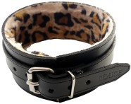 ROUGE Collar Black/Leopard Print