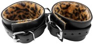 ROUGE Leather Fur Ankle Cuffs