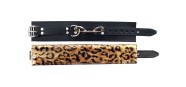 ROUGE Leather Fur Ankle Cuffs