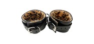 ROUGE Leather Fur Ankle Cuffs
